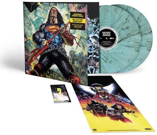 Various Artists - Dark Nights: Death Metal Soundtrack (Superman Variant Cover, 2xLP Electric Smoke Vinyl, Poster & Trading Card)) - Good Records To Go