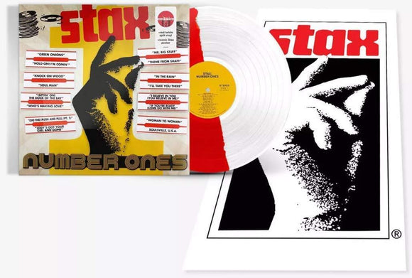 Various Artists - Stax: Number Ones (Red/White Split Vinyl + Iconic Stax Poster) - Good Records To Go
