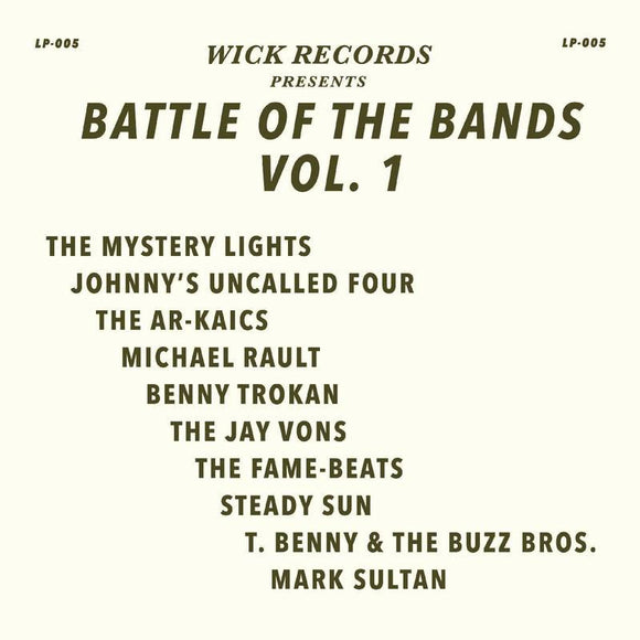 Various Artists  - Wick Records Presents Battle of the Bands Vol. 1 - Good Records To Go