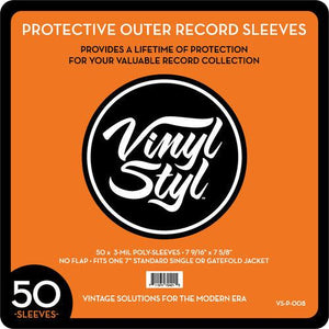 Vinyl Styl™ 7 9/16" X 7 5/8" 3 Mil Protective Outer Record Sleeve 50CT - Good Records To Go
